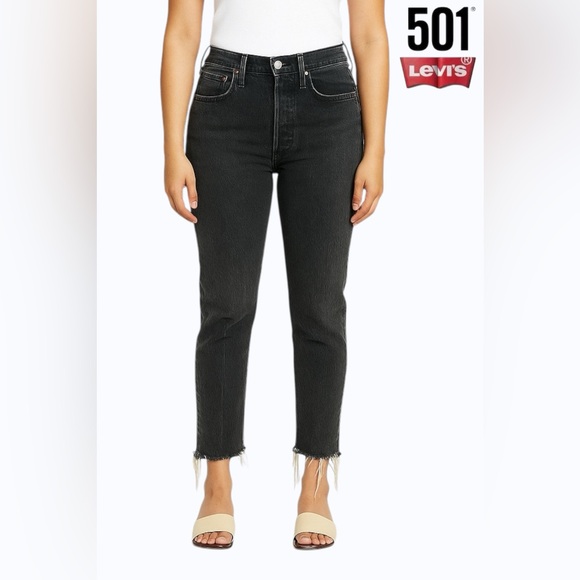 Levi's Denim - 🛍️SALE🛍️ Levi's® 501® S Women's Skinny Frayed Hem Jeans